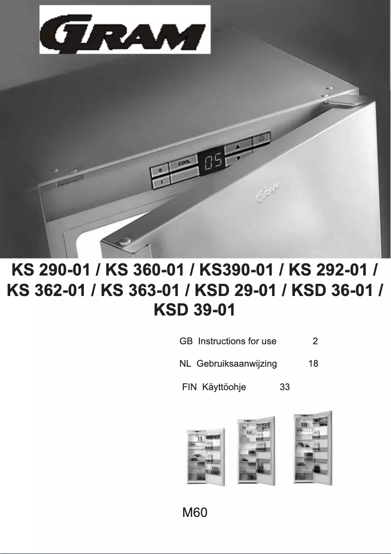 Image de la première page du manuel de l'appareil KSD 39-01