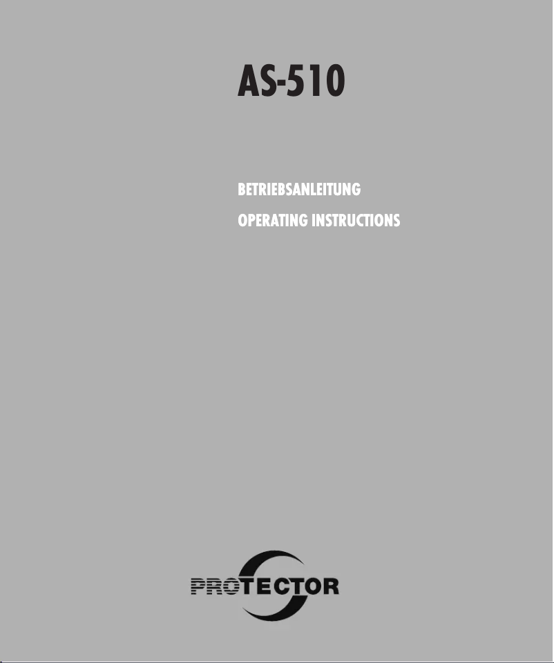 Image de la première page du manuel de l'appareil AS-510