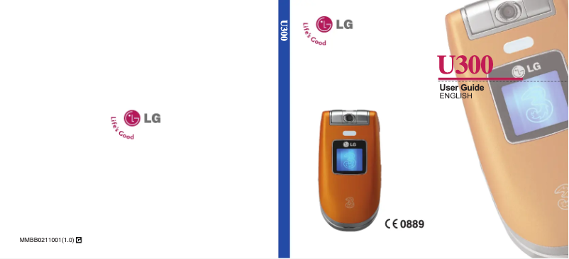 Page 1 de la notice Manuel utilisateur LG U300