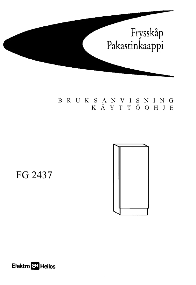 Page n°1 - Manuel utilisateur Elektro Helios FG2437