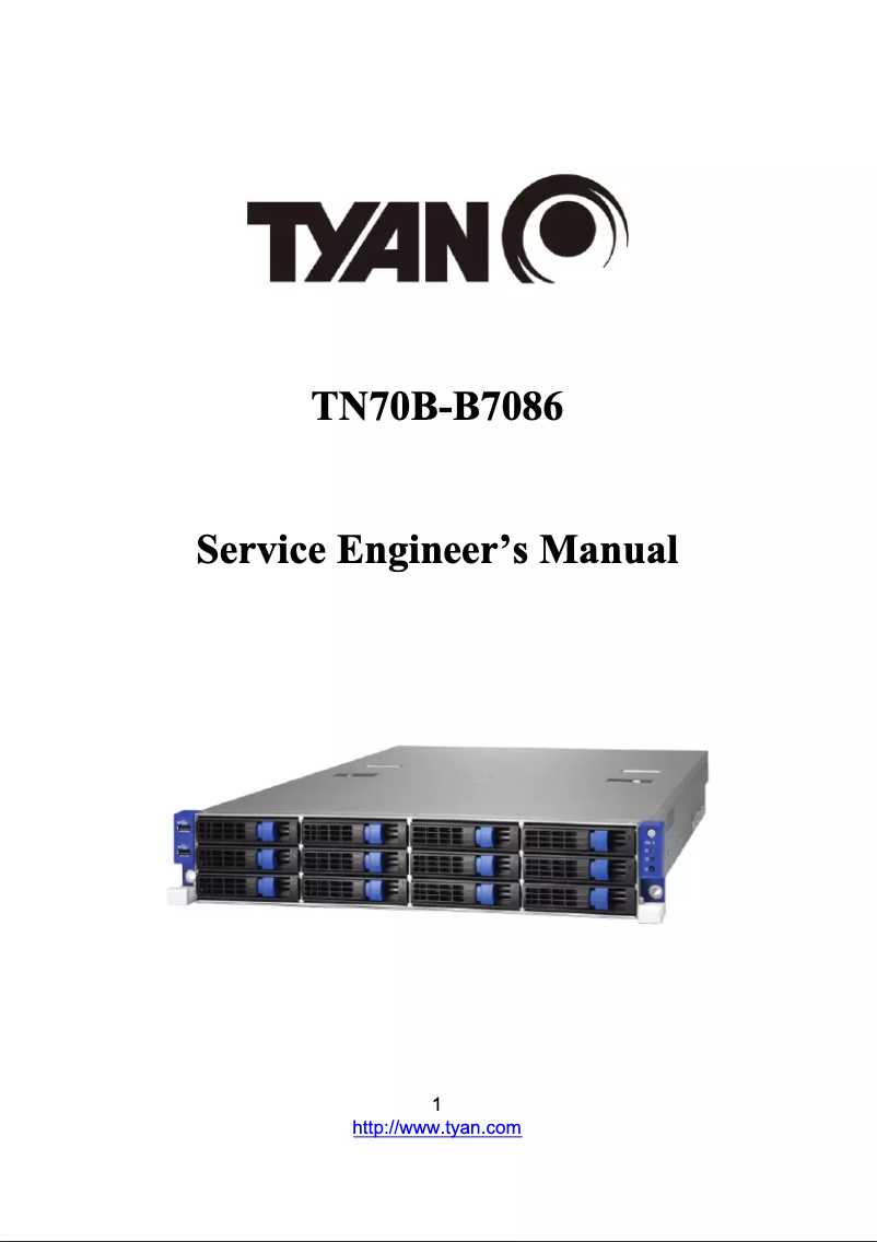 Image de la première page du manuel de l'appareil TN70B-B7086