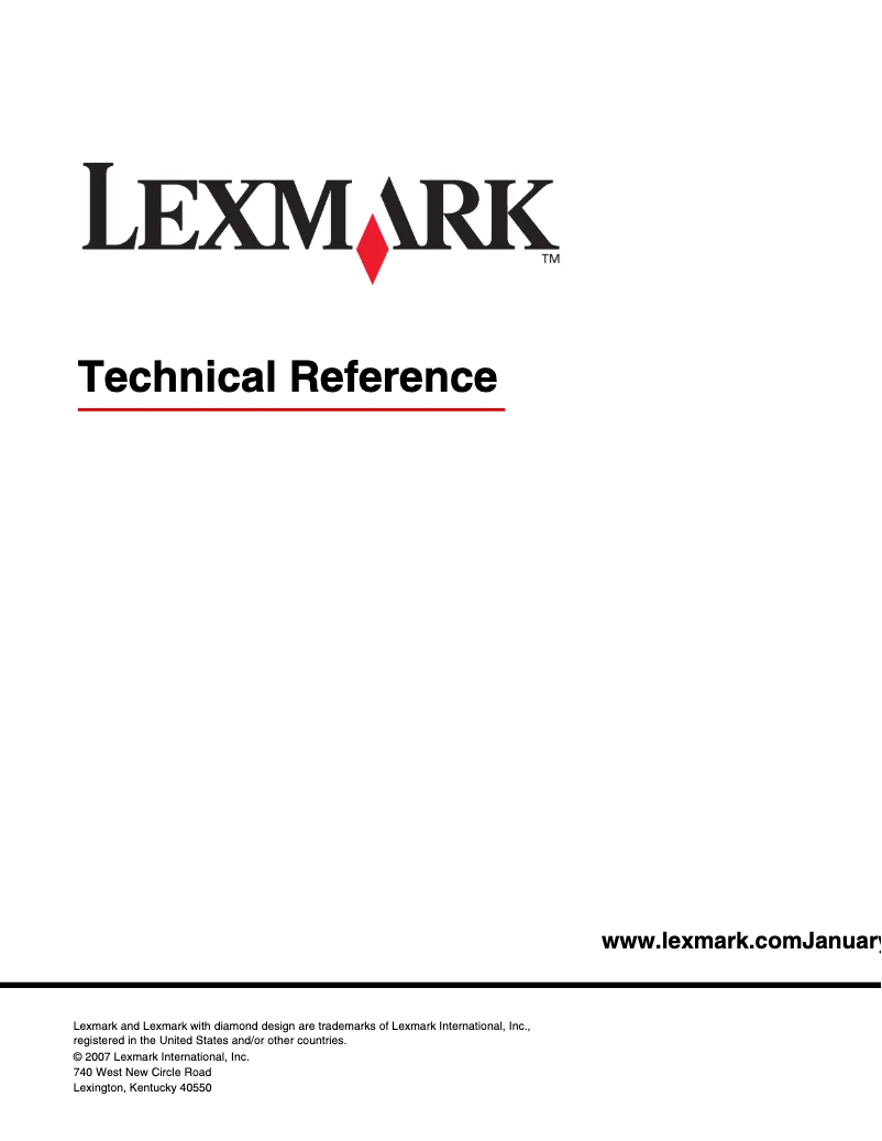 Page 1 de la notice Manuel utilisateur Lexmark C920