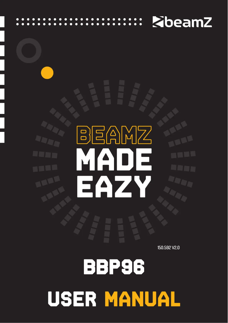 Imagen de la primera página del manual del dispositivo BBP96