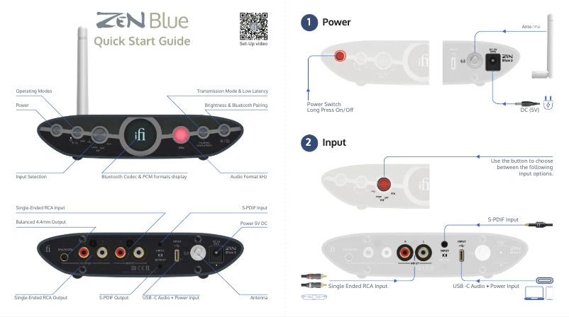 Page n°1 - Manuel utilisateur iFi Audio ZEN Blue 3