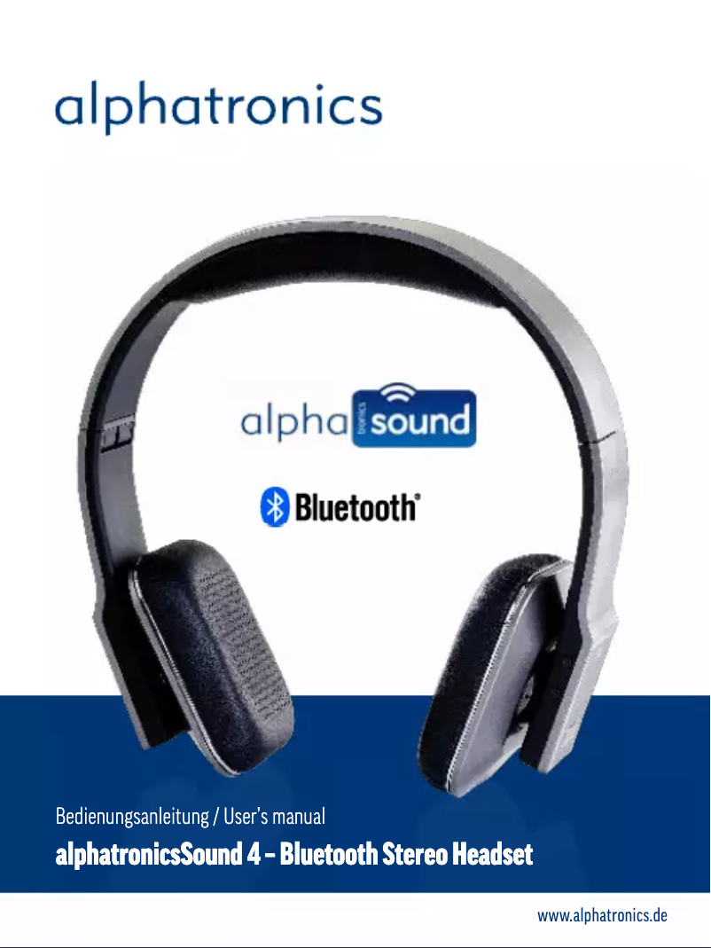 Page 1 de la notice Manuel utilisateur Alphatronics Sound 4