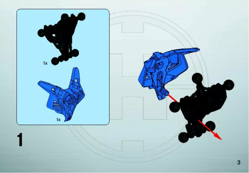 Image de la première page du manuel de l'appareil Hero Factory Mark Surge