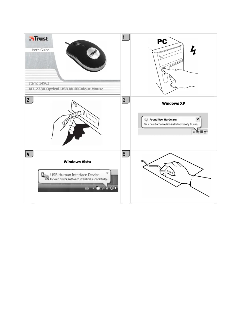 Página 1 del manual Manual de usuario Trust MI-2330