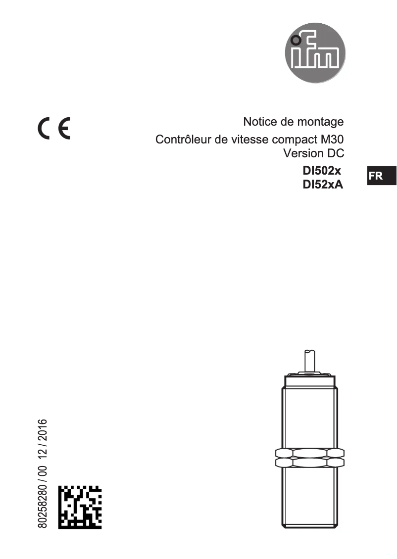Image de la première page du manuel de l'appareil DI520A