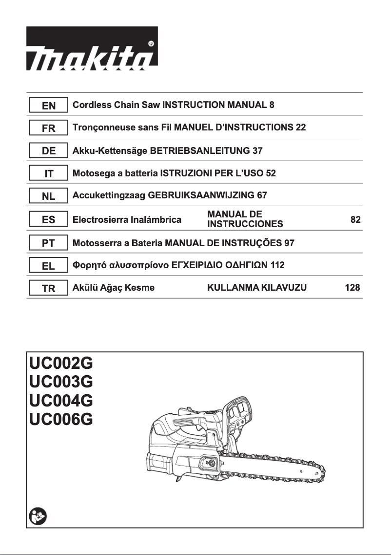 Page 1 de la notice Manuel utilisateur Makita UC002G