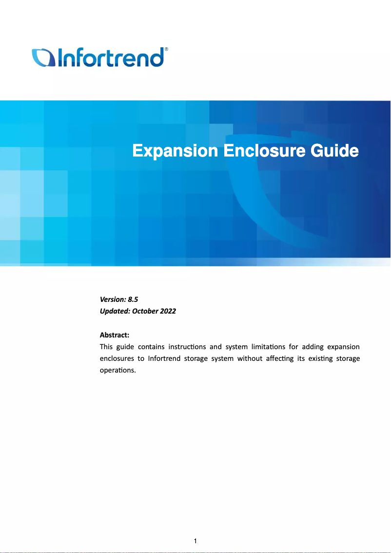 Image de la première page du manuel de l'appareil EonStor GSe 4016