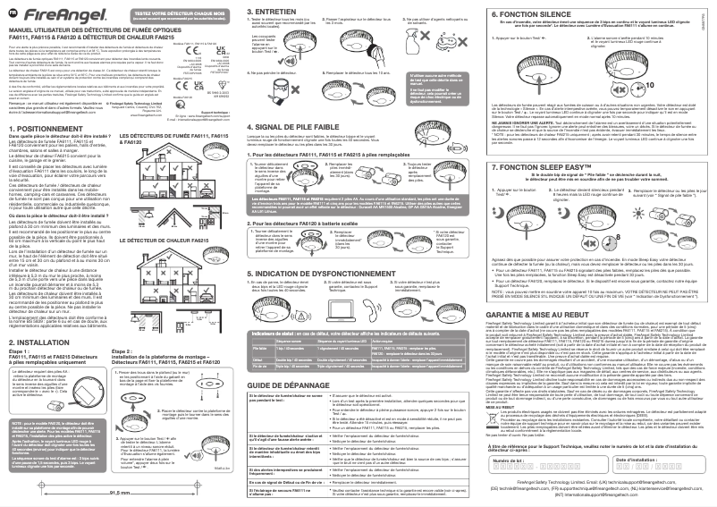 Image de la première page du manuel de l'appareil FA6111