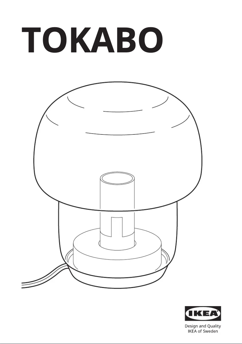 Image de la première page du manuel de l'appareil TOKABO 403.579.98