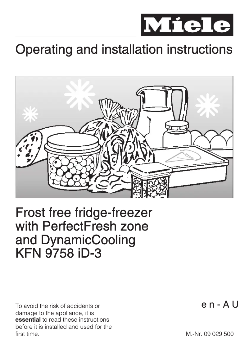 Página 1 del manual Manual de usuario Miele KFN 9758 iD