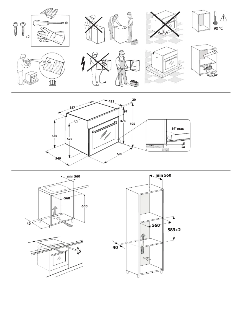 Page 1 de la notice Instructions de sécurité Indesit IFW 65Y0 J BL