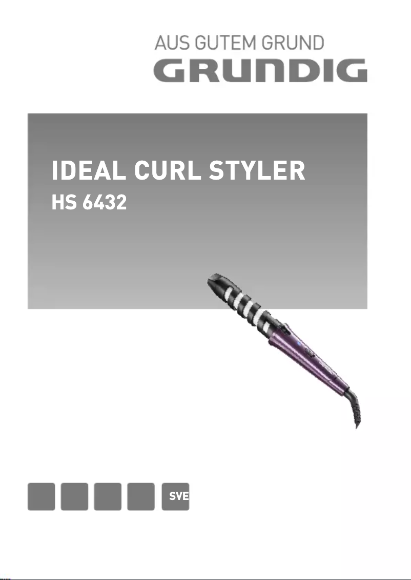 Page 1 de la notice Manuel utilisateur Grundig HS 6432