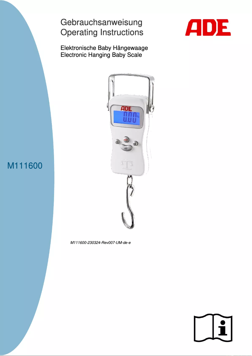 Page 1 de la notice Manuel utilisateur ADE M111600