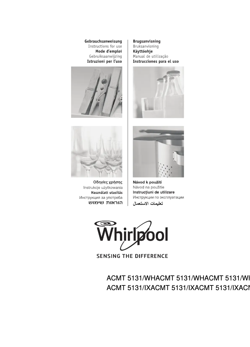 Page 1 de la notice Manuel utilisateur Whirlpool ACMT 5131