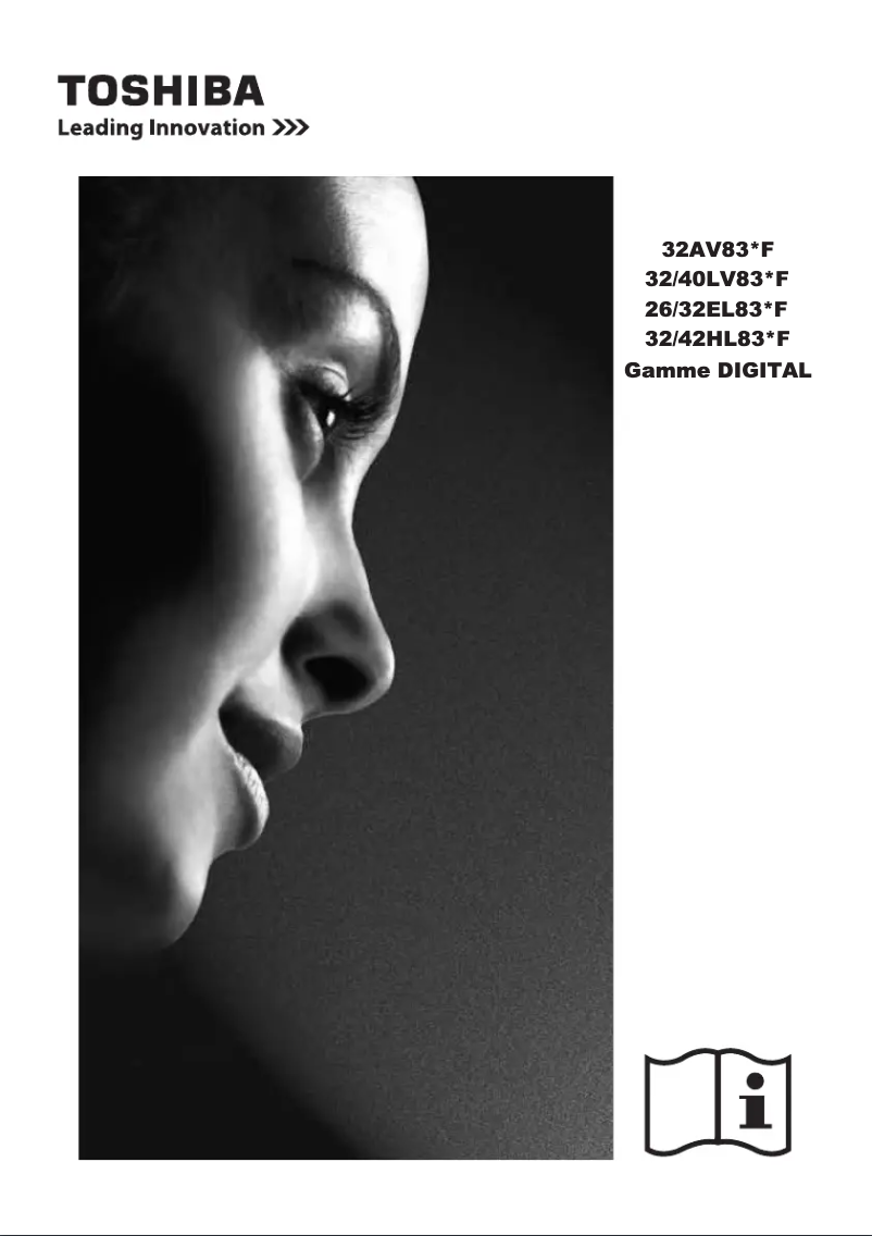 Page 1 de la notice Manuel utilisateur Toshiba 40LV833G