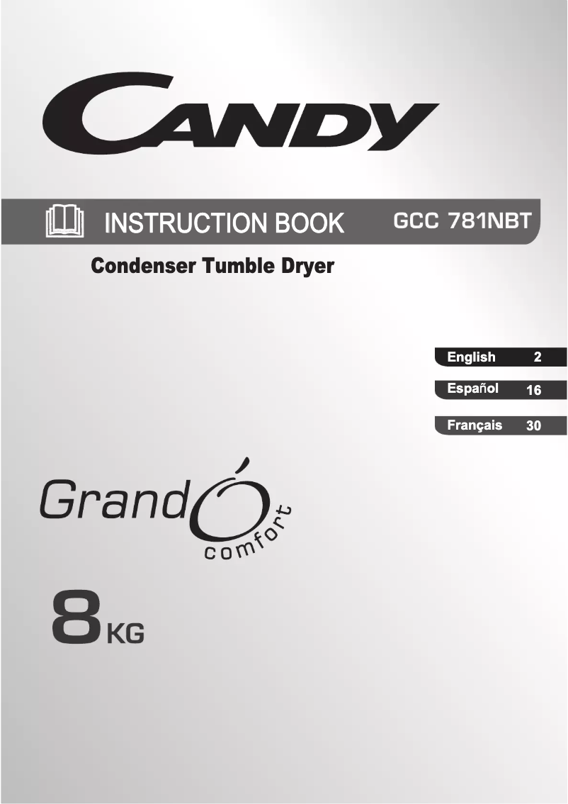 Page n°1 - Manuel utilisateur Candy GCC 781NBT-S