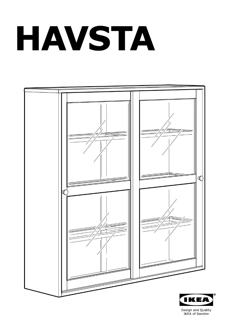 Image de la première page du manuel de l'appareil HAVSTA