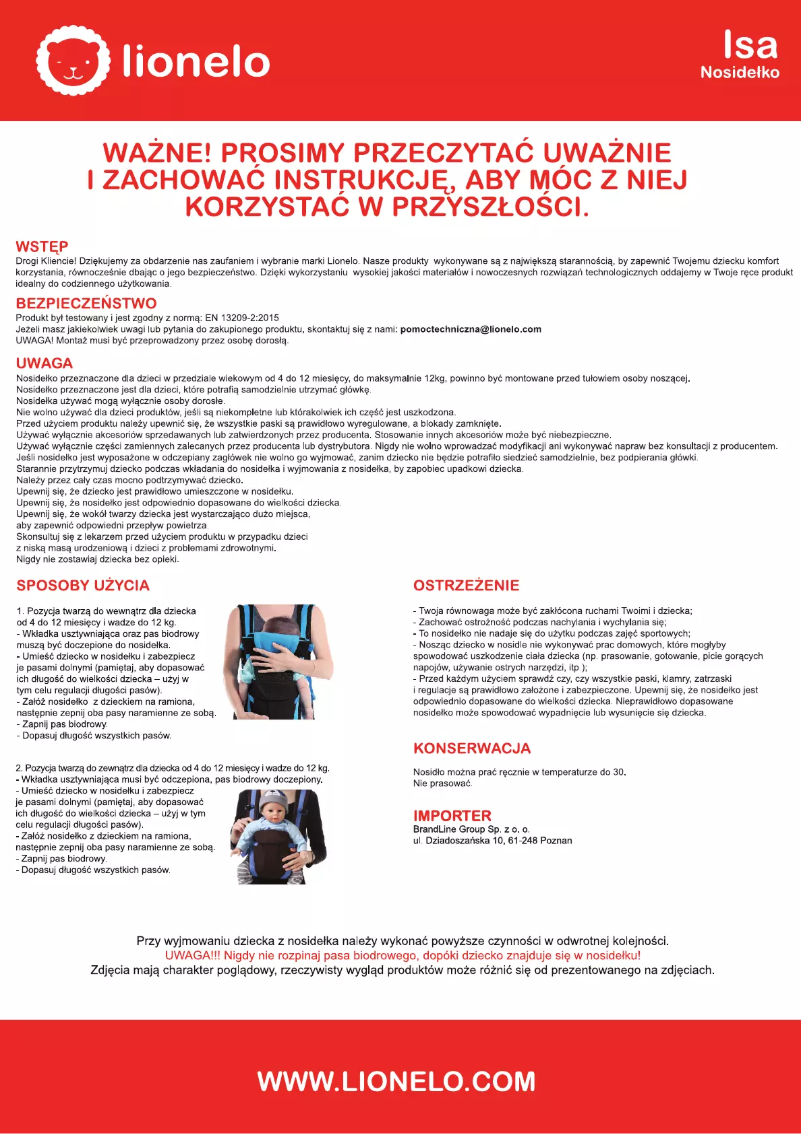 Image de la première page du manuel de l'appareil Isa