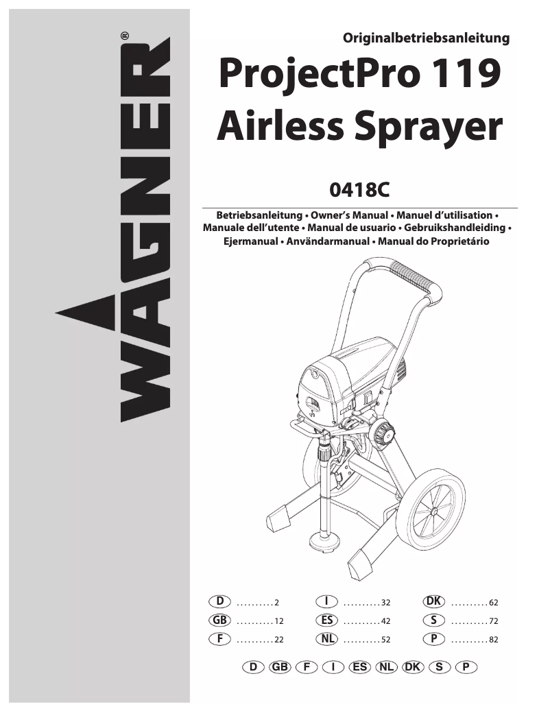 Page n°1 - Manuel utilisateur Wagner ProjectPro 119