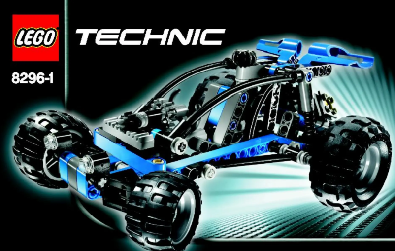Page n°1 - Manuel utilisateur Lego Technic 8296