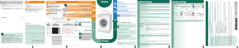 Image de la première page du manuel de l'appareil WAS32465SN