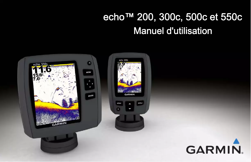 Page 1 de la notice Manuel utilisateur Garmin echo 550c