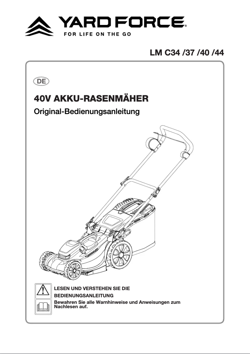 Image de la première page du manuel de l'appareil LM C34A