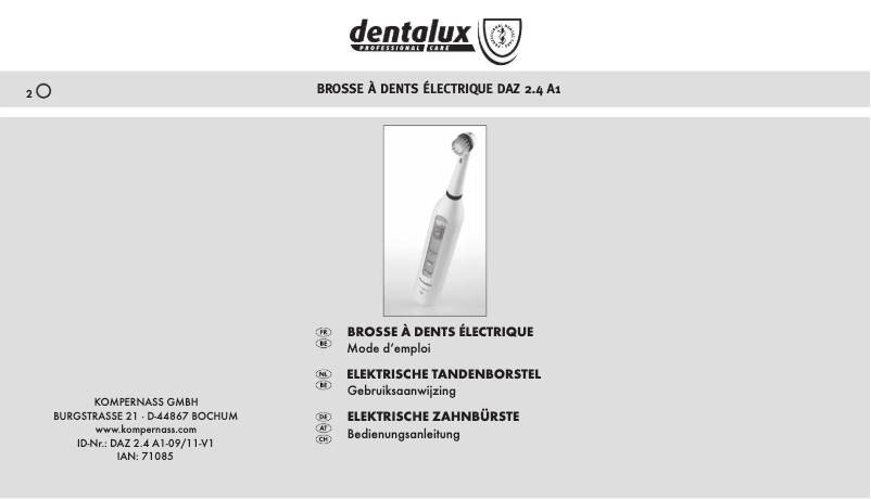 Image de la première page du manuel de l'appareil DAZ 2.4 A1