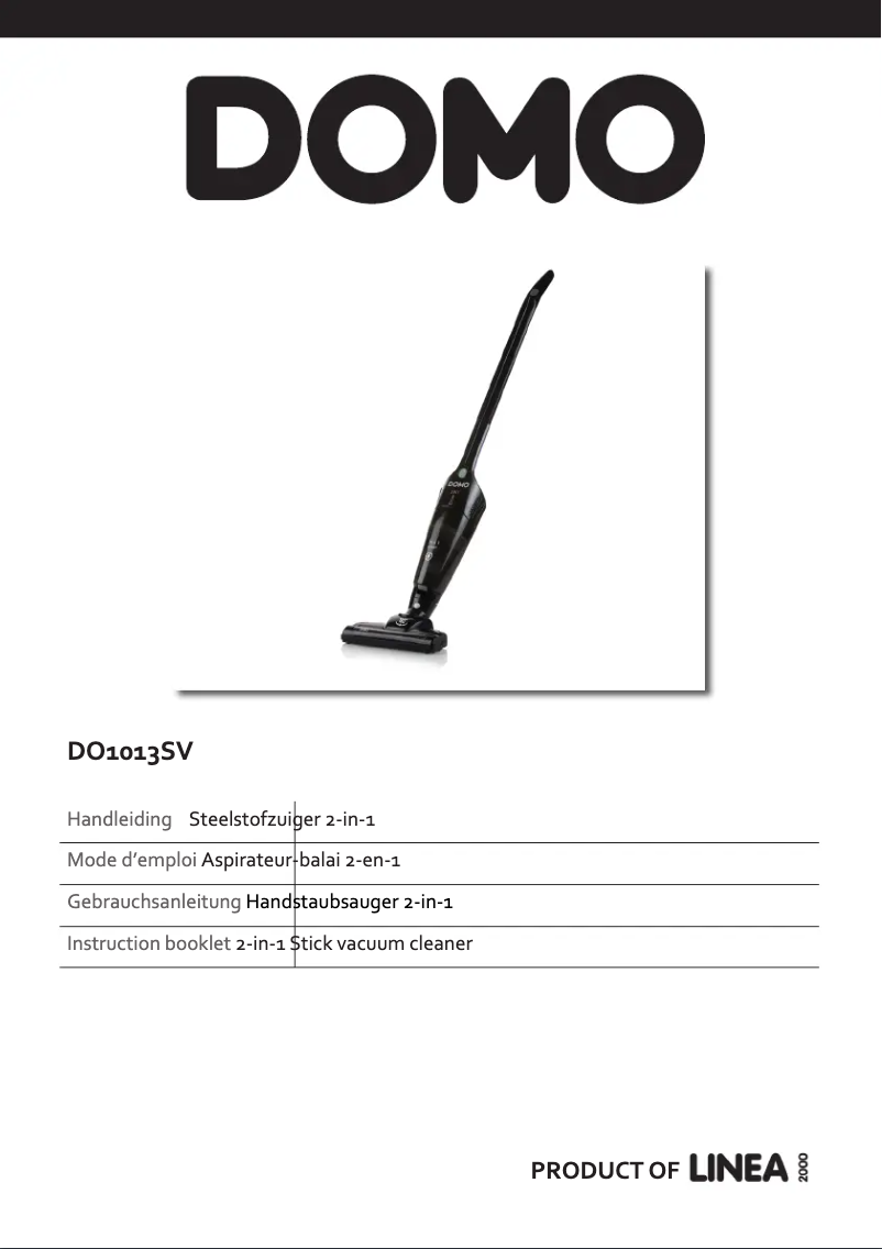 Page 1 de la notice Manuel utilisateur Domo DO1013SV