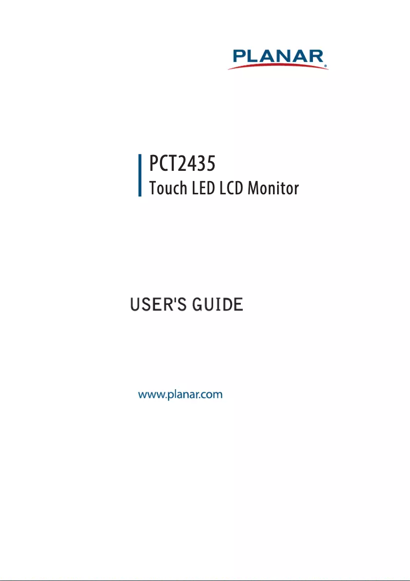 Imagen de la primera página del manual del dispositivo PCT2435