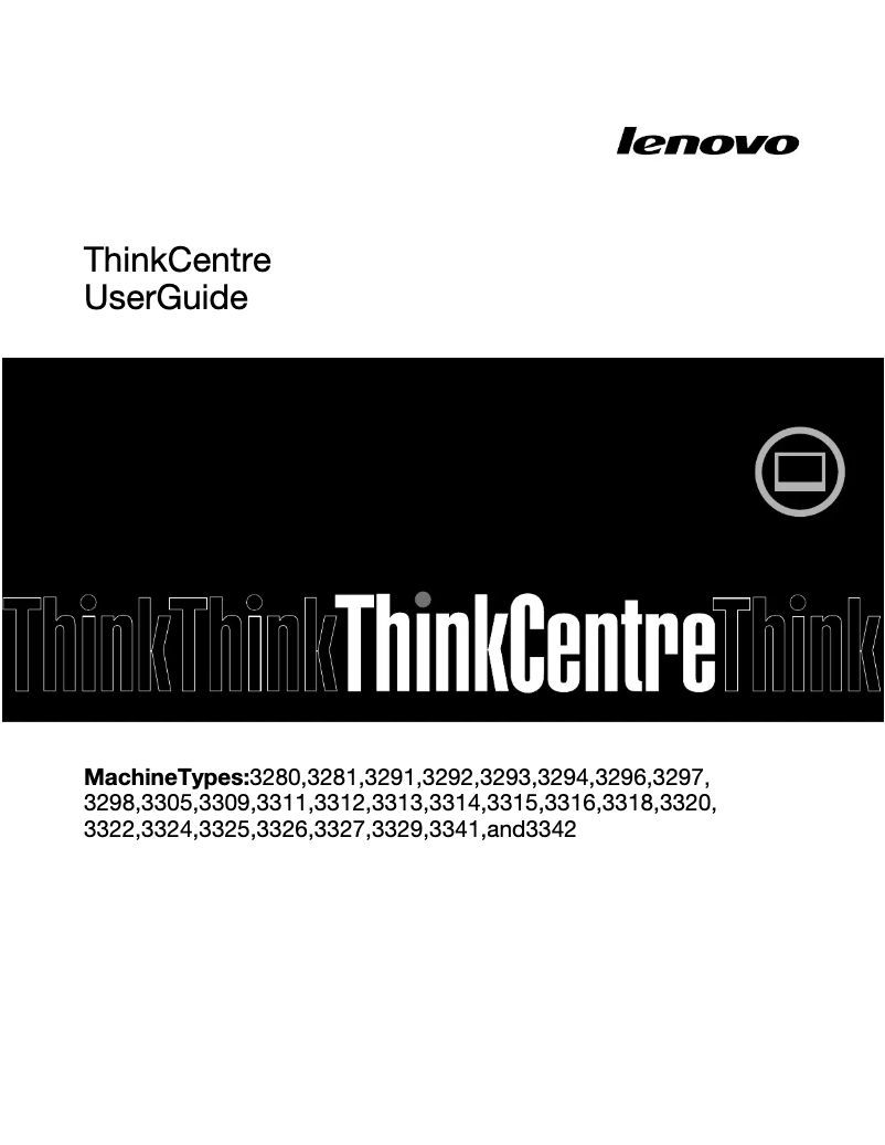 Page 1 de la notice Manuel utilisateur Lenovo ThinkCentre M92z