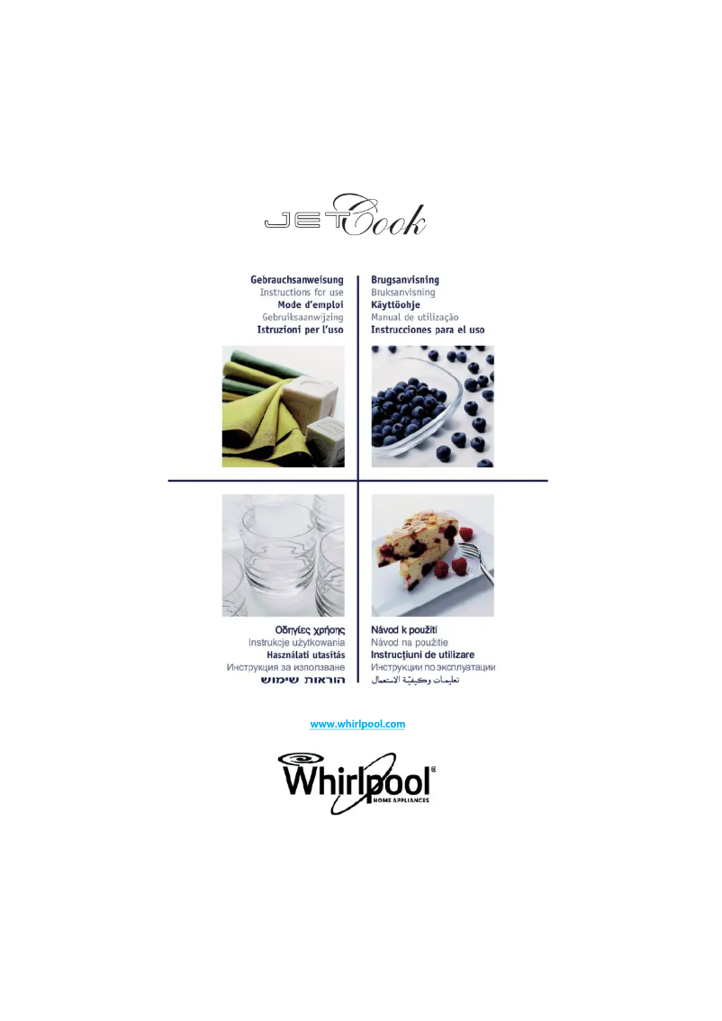 Page n°1 - Manuel utilisateur Whirlpool JC 217