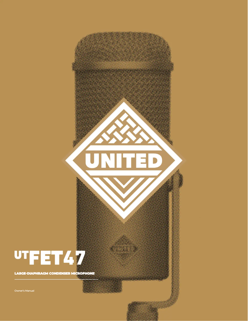 Page n°1 - Manuel utilisateur United UT FET47