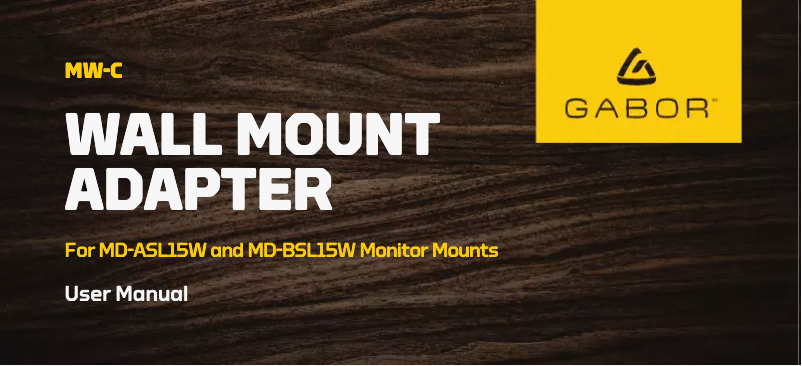 Page 1 de la notice Manuel utilisateur Gabor MW-C