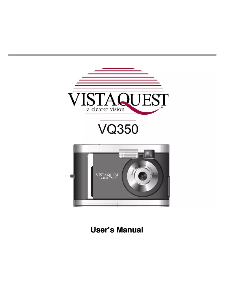 Image de la première page du manuel de l'appareil VQ-350R
