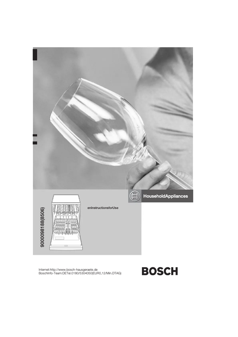Page 1 de la notice Manuel utilisateur Bosch SGS55E32EU