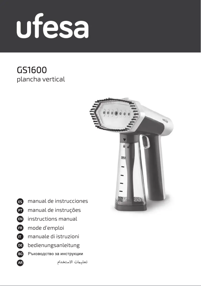 Page 1 de la notice Manuel utilisateur Ufesa GS1600