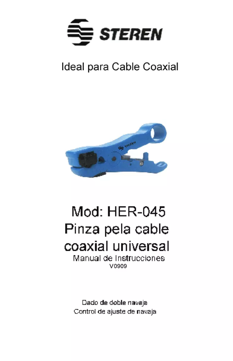 Image de la première page du manuel de l'appareil HER-045