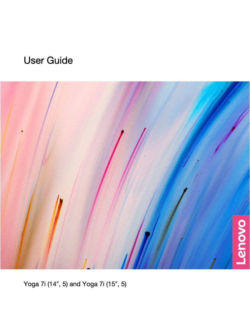 Page n°1 - Manuel utilisateur Lenovo IdeaPad Yoga 7