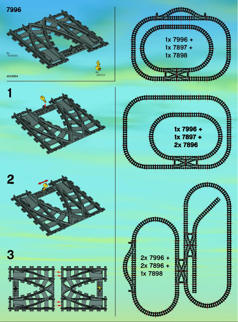 Page n°1 - Manuel utilisateur Lego Train Rail Crossing