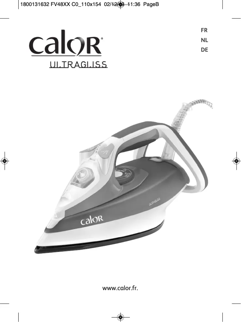 Imagen de la primera página del manual del dispositivo UltraGliss FV4890CO