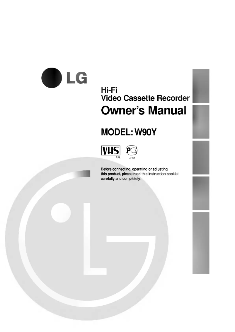 Página 1 del manual Manual de usuario LG W90Y