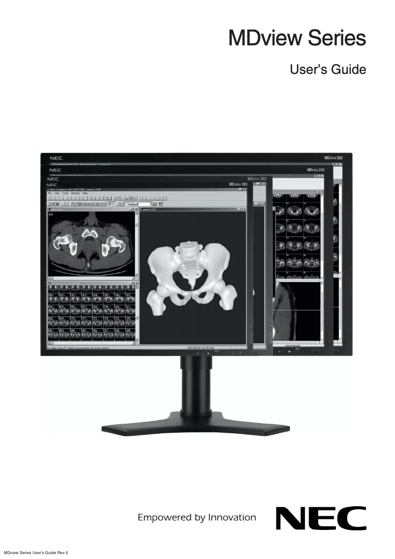 Page 1 de la notice Mode d'emploi NEC MDview 193