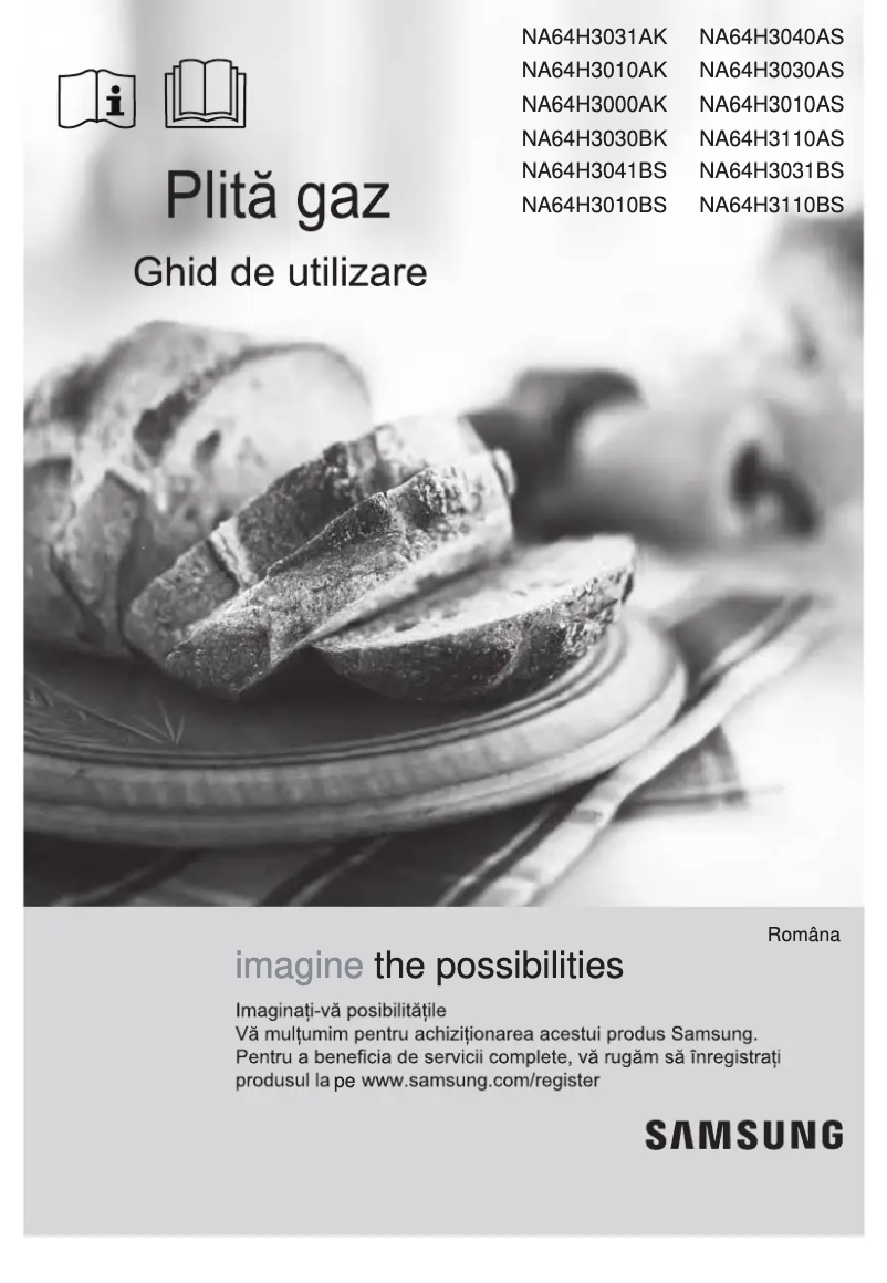 Page 1 de la notice Manuel utilisateur Samsung NA64H3041BS