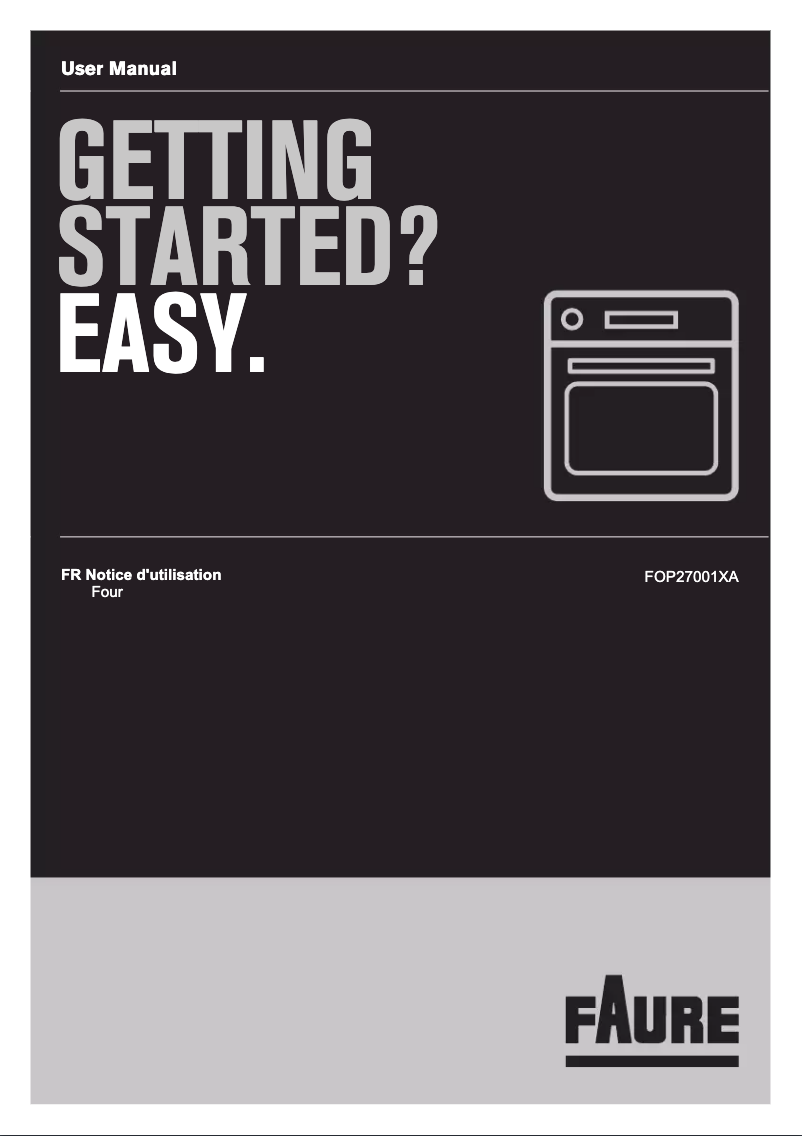 Página 1 del manual Manual de usuario Faure FOP27001XA