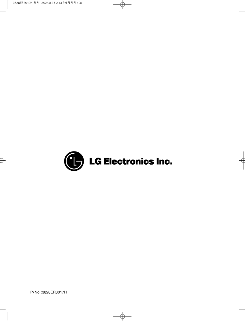 Page 1 de la notice Manuel utilisateur LG WM1832CW