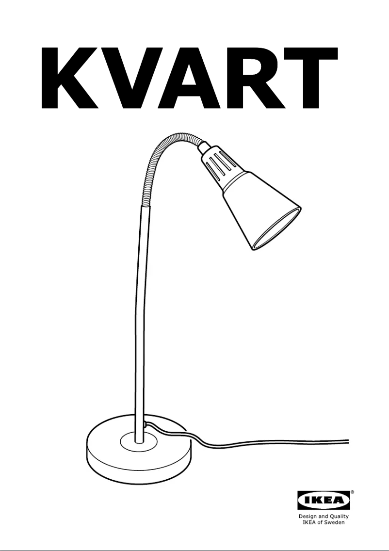 Image de la première page du manuel de l'appareil KVART